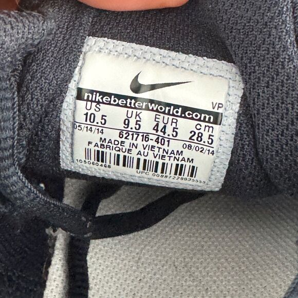 Nike Reax 9 TR 621716-401 Mens 10.5 Blue Black Training Running Shoes Sneakers - Picture 10 of 10